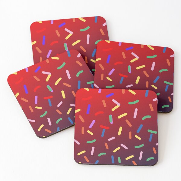 Item preview, confectionery powder colorful texture for design in red background designed and sold by Giree07.
