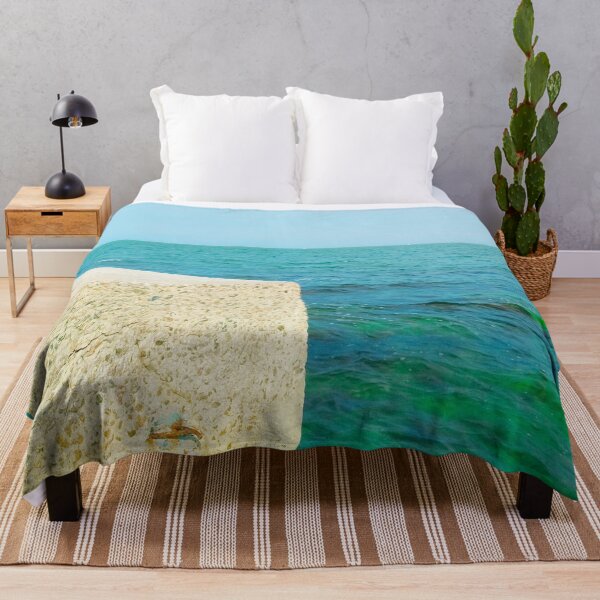 Item preview, A water breaker against the background of the Black Sea on a bright cloudless day, natural background designed and sold by helenkaiy.