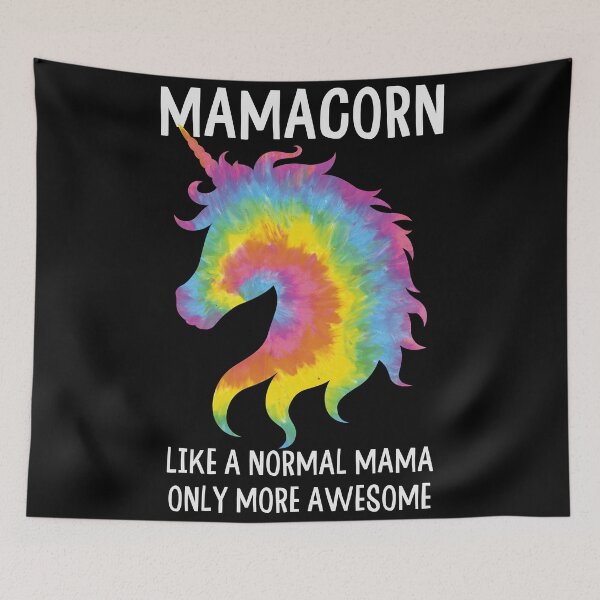 Item preview, Mamacorn Tie Dye, Rainbow Unicorn, Tie Dye Unicorn, Mother's Day designed and sold by hoangthedoodler.
