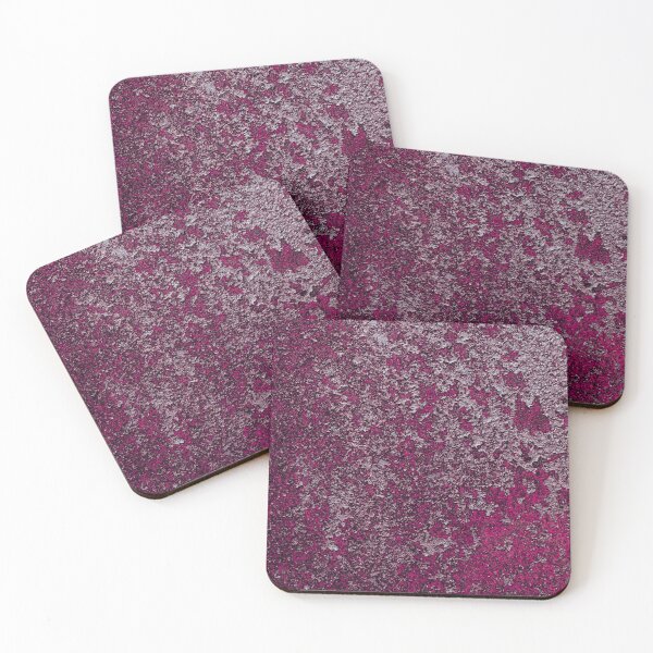Artikelvorschau, Mitternacht Magenta Rusted Metal Texture Abstract entworfen und verkauft von TGIYHome.