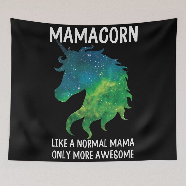 Item preview, Mamacorn Like A Normal Mama Only More Awesome, Rainbow Unicorn, Mother's Day designed and sold by hoangthedoodler.