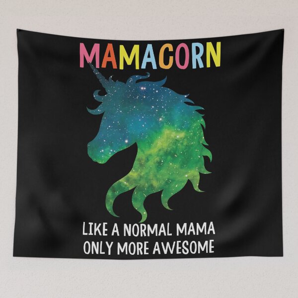 Item preview, Mamacorn Like A Normal Mama Only More Awesome, Rainbow Unicorn, Mother's Day designed and sold by hoangthedoodler.