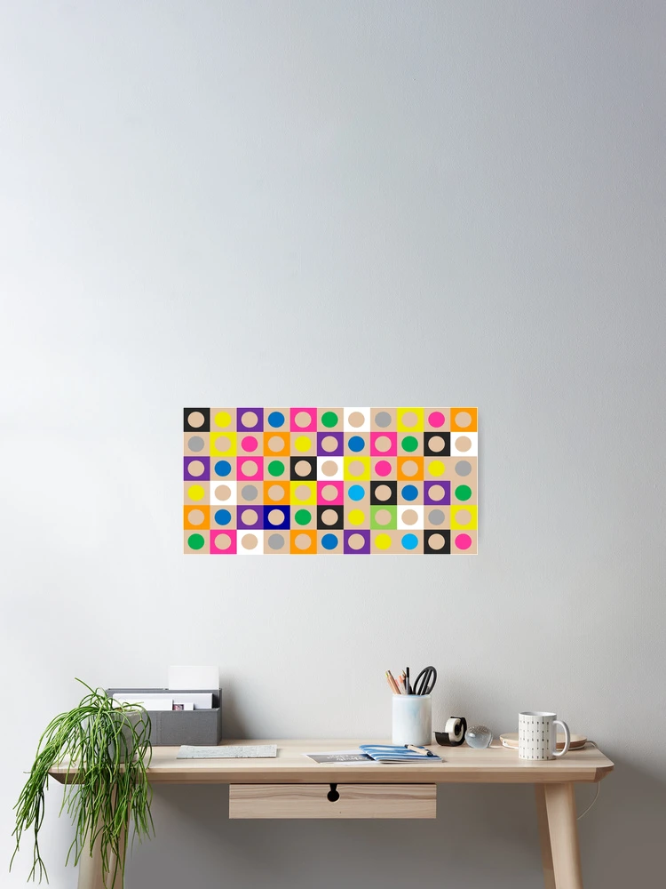 Thumbnail 2 of 3, Poster, Colorful Dots Pattern designed and sold by BImP design.