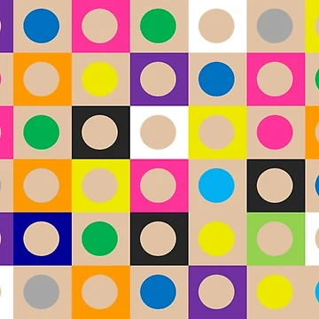 Artwork thumbnail, Colorful Dots Pattern by BImP design