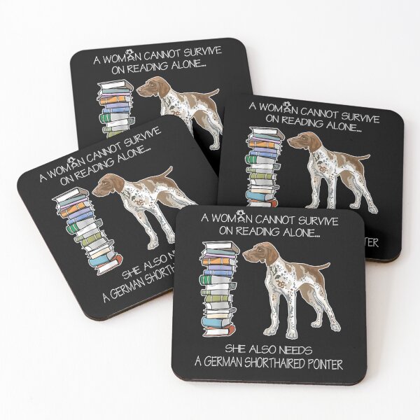 Item preview, A Woman Cannot Survive On Reading Alone Shorthaired Pointer  designed and sold by mylahKristian.