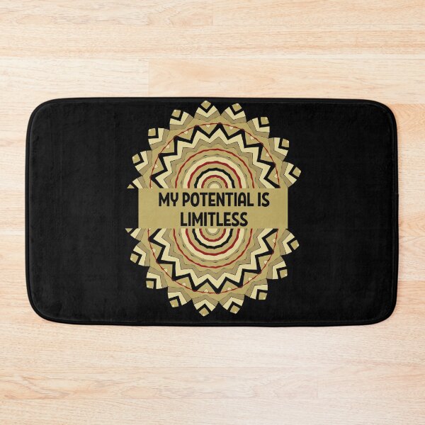 Item preview, My potential is limitless.  Mandala positive affirmations designed and sold by dreamofdenim.
