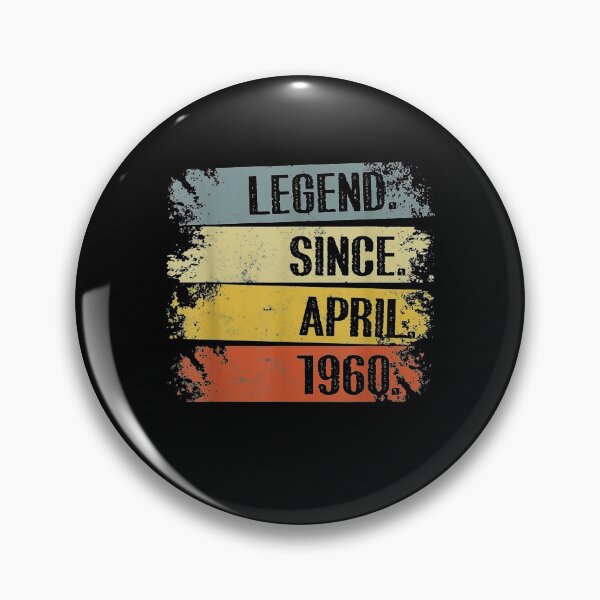 Item preview, 61st Birthday Limited Edition Retro Legend Since April 1960 Gift  designed and sold by venitamara.