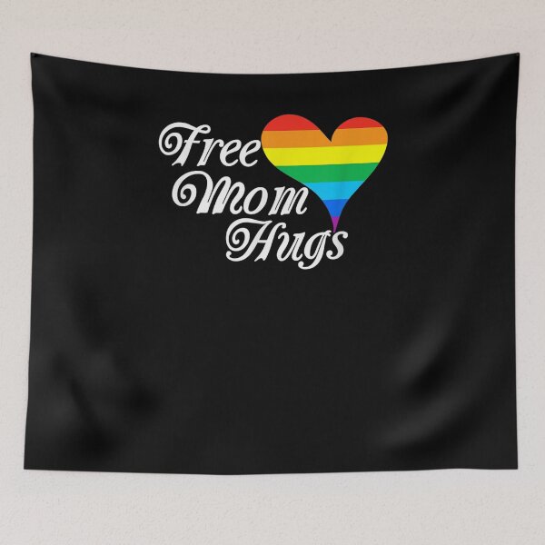 Item preview, Lgbt Pride Free Mom Hugs Heart Lgbt Flag Mothers Day  designed and sold by mylahKristian.