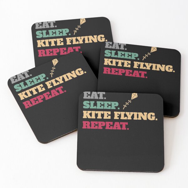 Item preview, Eat Sleep Kite Flying Flyer Repeat designed and sold by Salvadax.