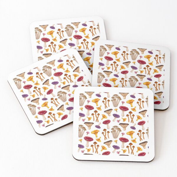 Item preview, Cute Hand Drawn Mushrooms Pattern Fungi Texture designed and sold by SoccaTamam.