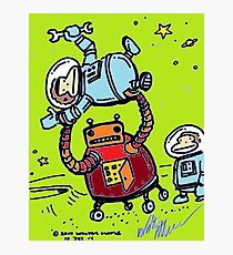 Robot Ape Goes Berserk Photographic Print