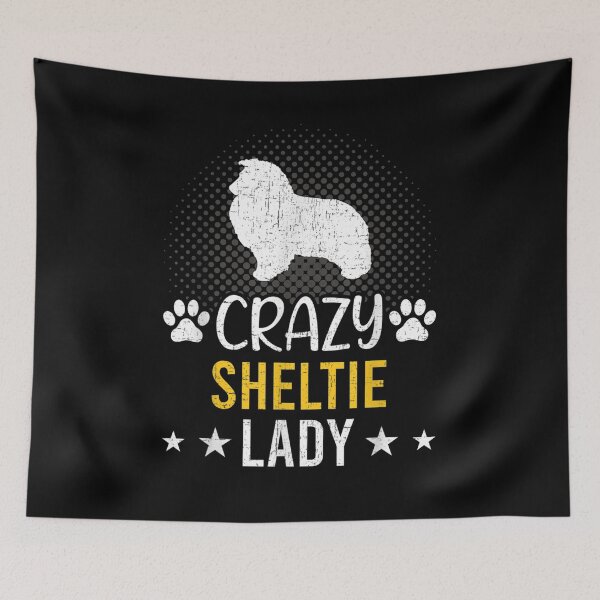 Item preview, Crazy Sheltie Lady Dog Lover  designed and sold by mylahKristian.