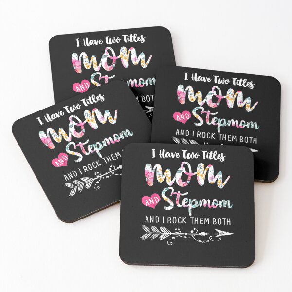 Item preview, I Have Two Titles Mom And Stepmom Floral Mothers Day Gift  designed and sold by venitamara.