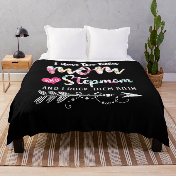 Item preview, I Have Two Titles Mom And Stepmom Floral Mothers Day Gift  designed and sold by venitamara.