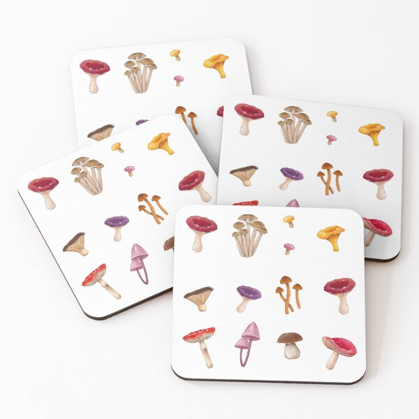 Item preview, Colorful Hand Drawn Mushrooms Fungi Sticker Pack designed and sold by SoccaTamam.