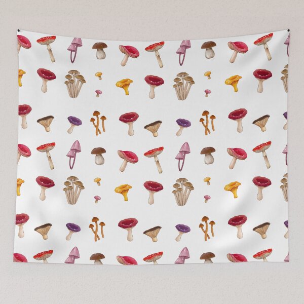 Item preview, Colorful Hand Drawn Mushrooms Fungi Sticker Pack designed and sold by SoccaTamam.