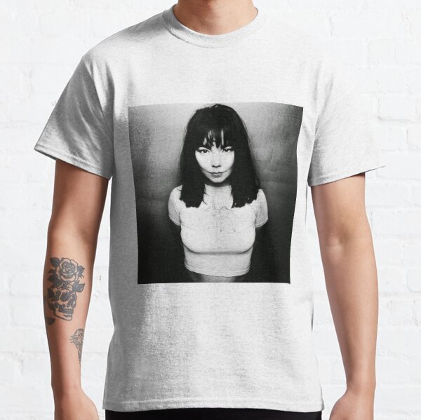 Bjork 1995 Black and White Classic T-Shirt