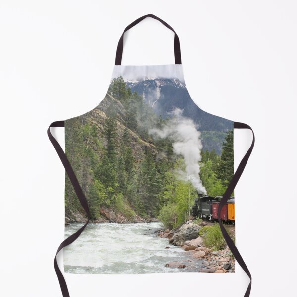 Item preview, Steam train, river and mountains, Colorado designed and sold by FranWest.