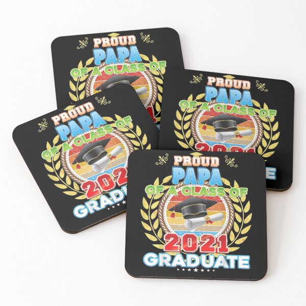 Item preview, Proud Papa Of A Class Of 2021 Graduate Graduation School Gift  designed and sold by venitamara.