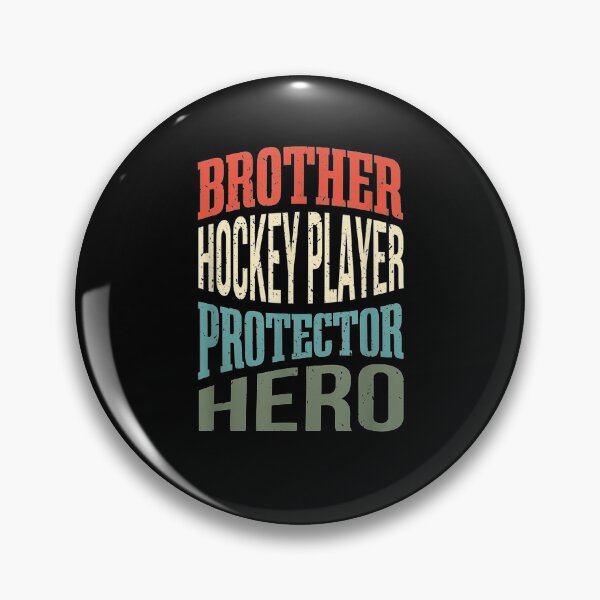 Item preview, Brother Hockey Player Protector Hero Brother Profession Gift  designed and sold by venitamara.