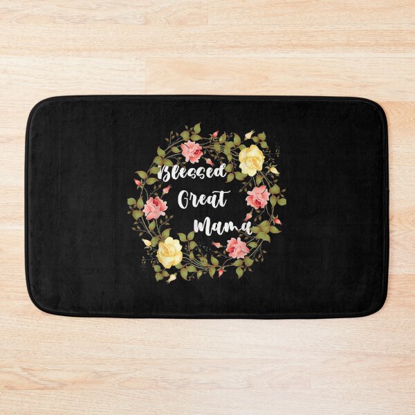Item preview, Womens Blessed Great Mama Floral Grandma Mother's Day Gift  designed and sold by venitamara.