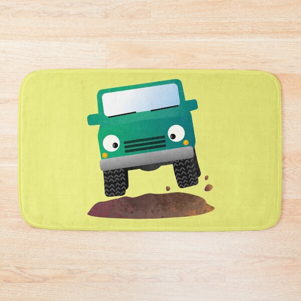 Item preview, Cute 4X4 offroad vehicle cartoon car designed and sold by FrogFactory.