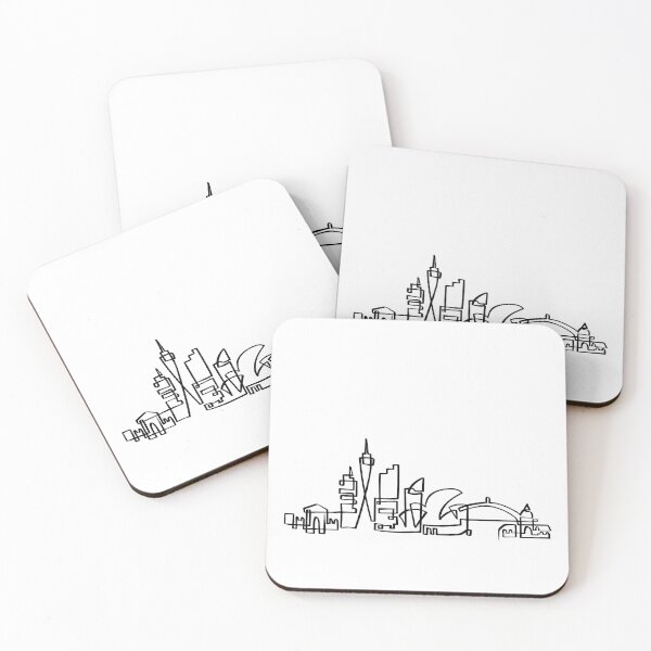 Item preview, Sydney Skyline: One Line, One City designed and sold by PauRicart.