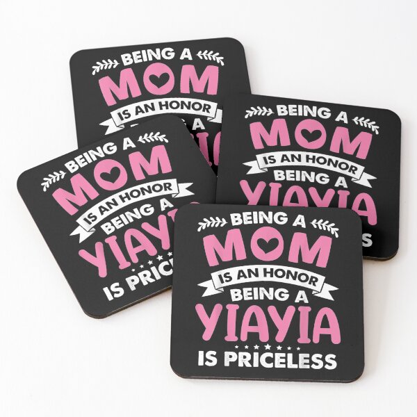 Item preview, Being A Mom Is An Honor Being A Yiayia Is Priceless Gift  designed and sold by venitamara.