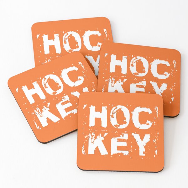 Item preview, Hockey lettering orange designed and sold by hookfreaks.