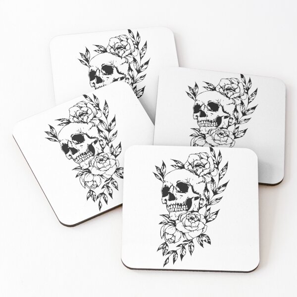 Item preview, Roses Skull designed and sold by pouragnqolivier.