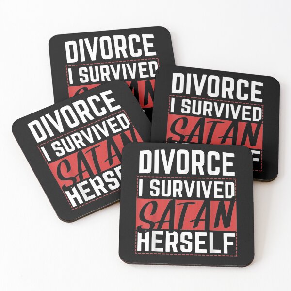 Item preview, Mens I Survived Satan Herself Break Up Divorse  designed and sold by mylahKristian.