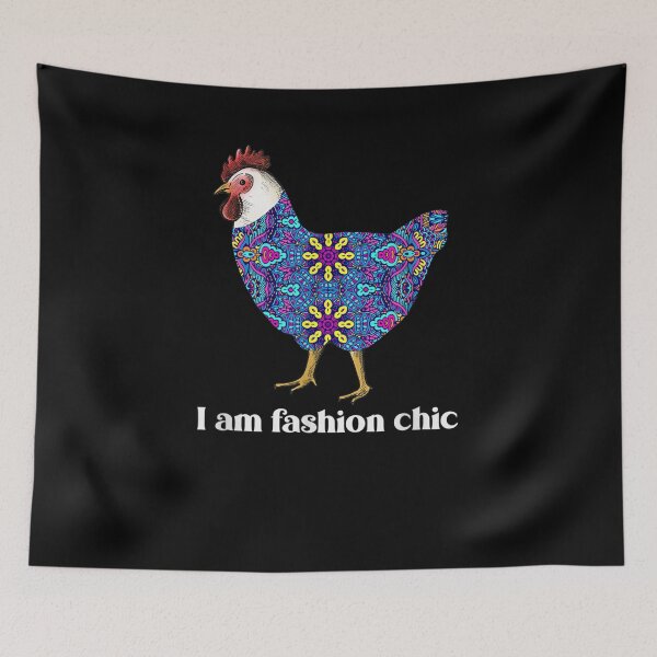 Artikelvorschau, Lustiges Huhn Ich bin Mode Chic Hühnerliebhaber Geschenk entworfen und verkauft von venitamara.