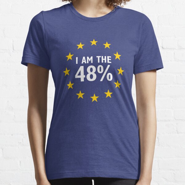 Union européenne T-Shirt-Bleu Royal Drapeau UE restent Brexit anniversaire Tee Cadeau Top