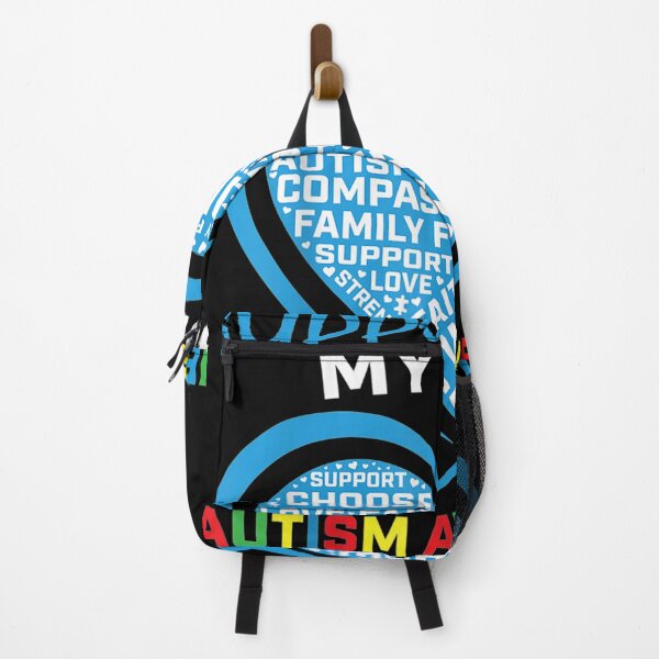 Item preview, Blue Heart Support Son Autism Awareness Mom Dad Women Men Gift  designed and sold by venitamara.