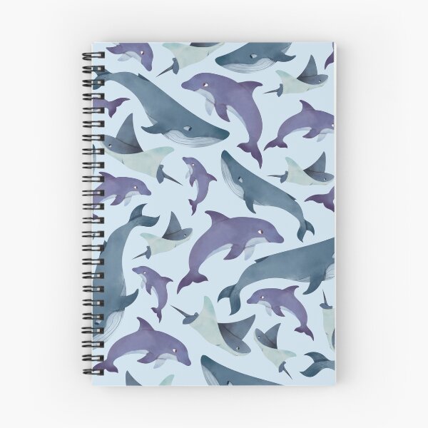 Item preview, Ocean Animals with Light Blue Background designed and sold by Store Of Creations.