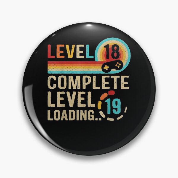Item preview, Gamer 18th Birthday Level 18 Complete Level 19 Loading  designed and sold by sariyahharry.