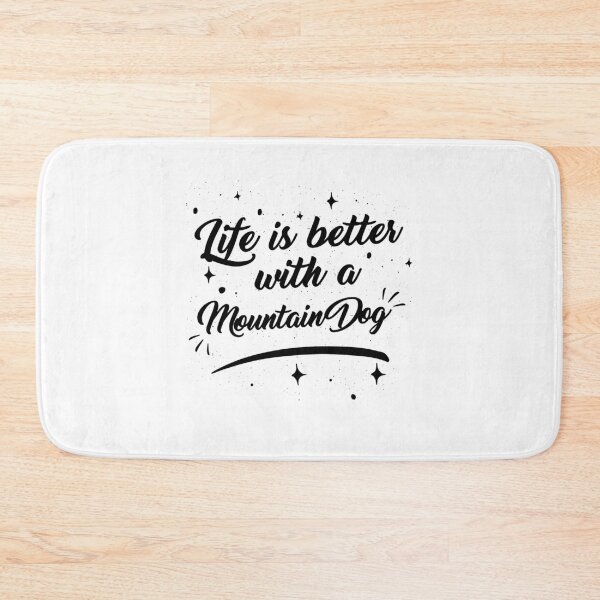 Item preview, Life is better with swiss mountain dog farmer dog saying designed and sold by madgrfx.