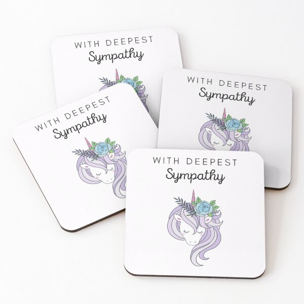Item preview, In Loving Memory Of - With Deepest Sympathy Unicorn designed and sold by JandS-In-Memory.