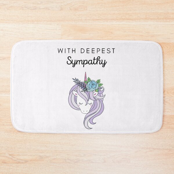 Item preview, In Loving Memory Of - With Deepest Sympathy Unicorn designed and sold by JandS-In-Memory.