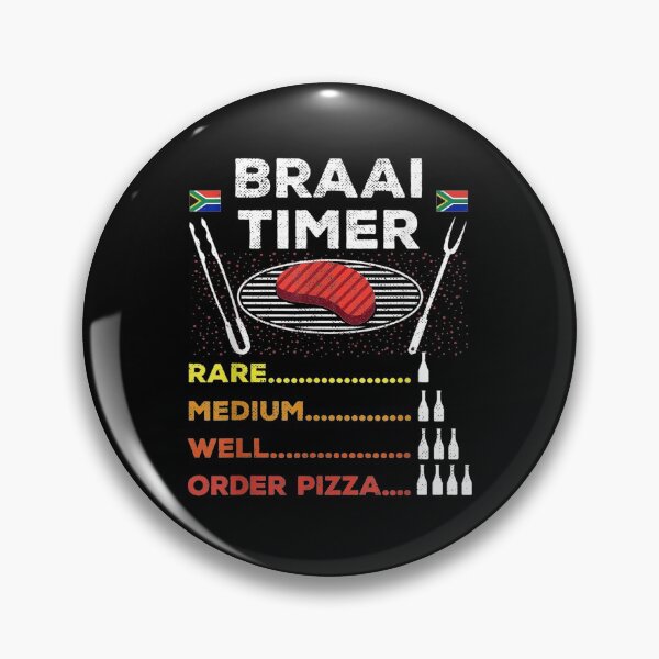 Item preview, Braai Timer African Bbq Funny Family South Africa Flag  designed and sold by sariyahharry.