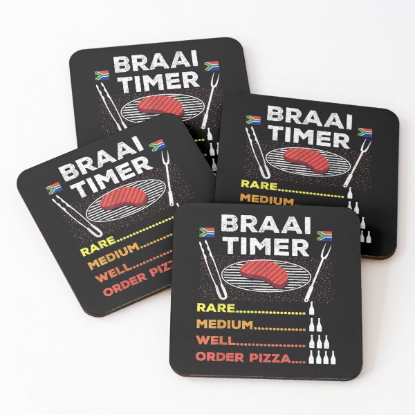 Item preview, Braai Timer African Bbq Funny Family South Africa Flag  designed and sold by sariyahharry.