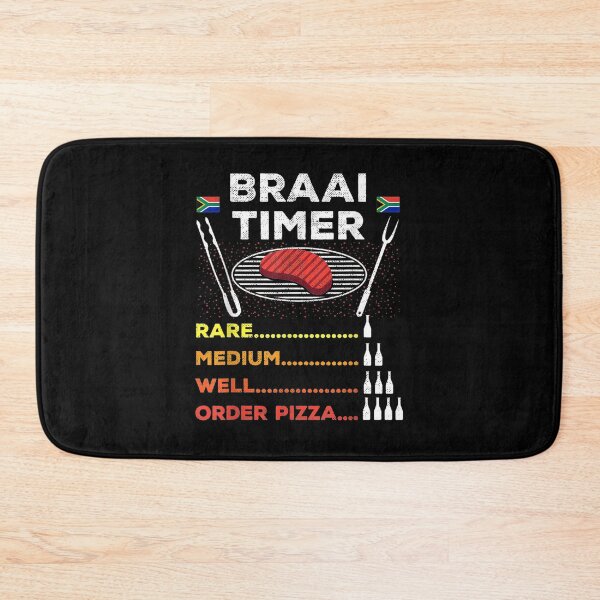 Item preview, Braai Timer African Bbq Funny Family South Africa Flag  designed and sold by sariyahharry.