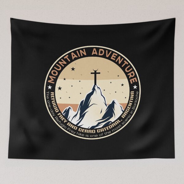 Item preview, Refugio Frey and Cerro Catedral, Adventure, designed and sold by Rima Amin.