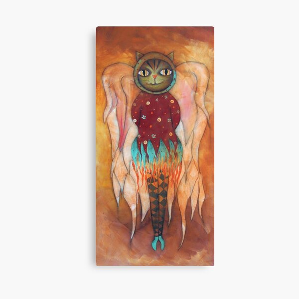 BABYCAT ANGEL - art by ANGIECLEMENTINE Canvas Print