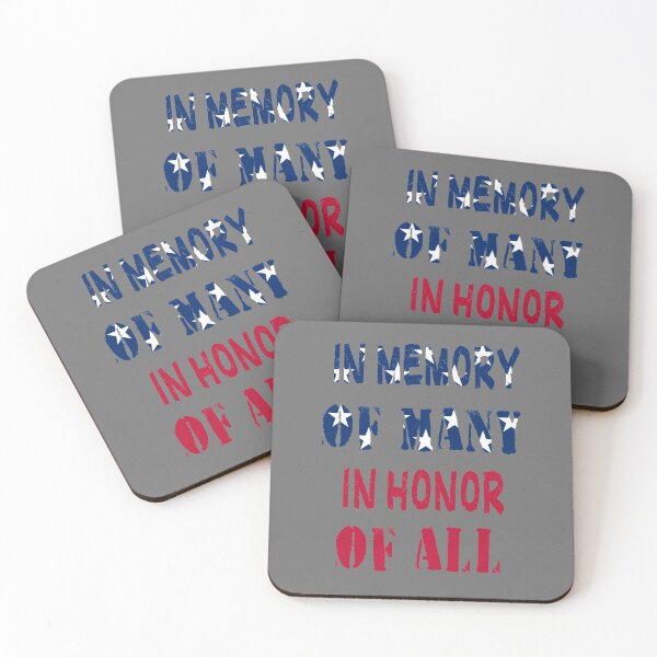 Item preview, Fuuny Memorial Day, In memory of many, in honor of all Gift idea to commemorate the brave war martyrs designed and sold by Mac Store.