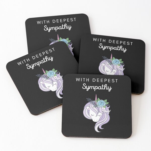 Item preview, Loving Memory Of - With Deepest Sympathy Unicorn designed and sold by JandS-In-Memory.