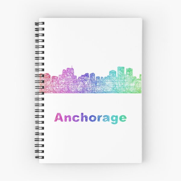 Item preview, Rainbow Anchorage skyline designed and sold by davidzydd.