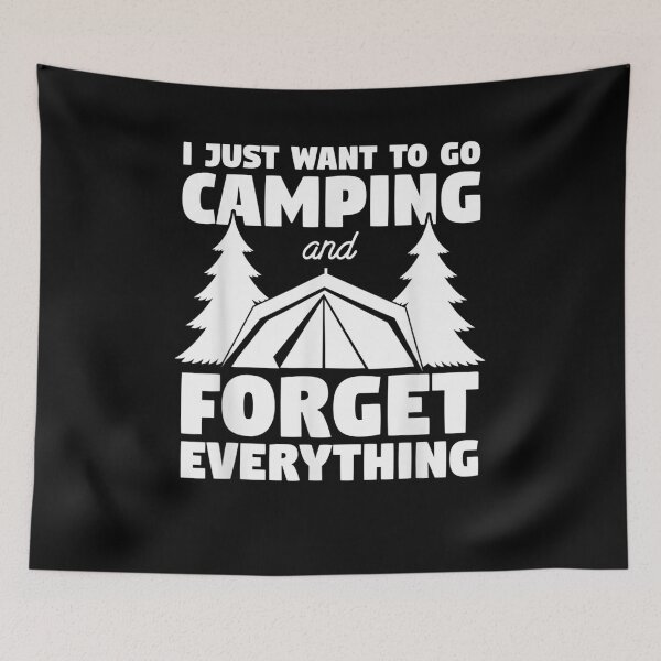 Item preview, I Just Want To Go Camping Funny Camp Quote For Camper  designed and sold by sariyahharry.