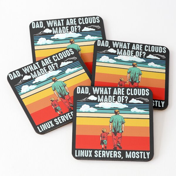 Item preview, DAD WHAT ARE CLOUDS MADE OF LINUX VINTAGE designed and sold by GPTrending.