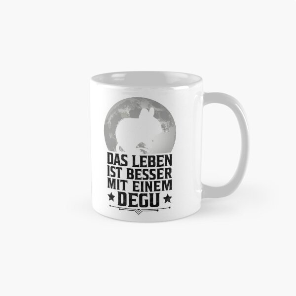Artikelvorschau, Leben ist besser mit Degu Nagetier Besitzer Geschenk entworfen und verkauft von madgrfx.